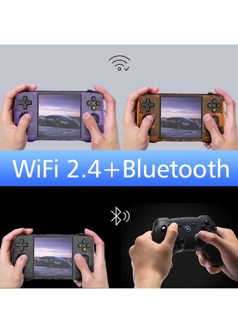 R46S Handheld Retro Gaming Console Linux System Preloaded With 8000+ Games 4 Inch Screen FPS 60HZ 4000mAh Wifi Bluetooth 32G+64G