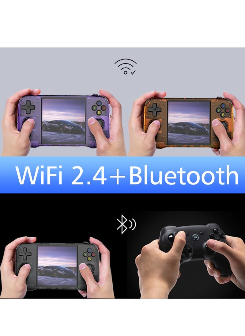 R46S Handheld Retro Gaming Console Linux System Preloaded With 8000+ Games 4 Inch Screen FPS 60HZ 4000mAh Wifi Bluetooth 32G+64G