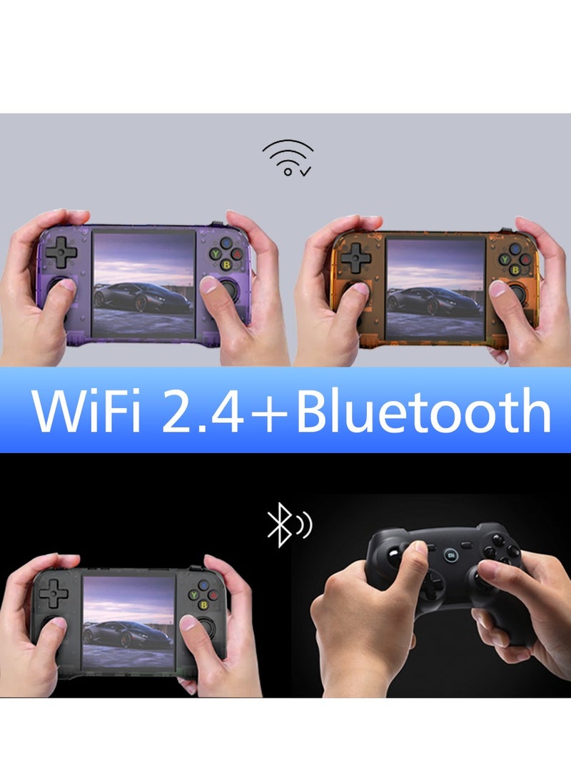 R46S Handheld Retro Gaming Console Linux System Preloaded With 8000+ Games 4 Inch Screen FPS 60HZ 4000mAh Wifi Bluetooth 32G+64G