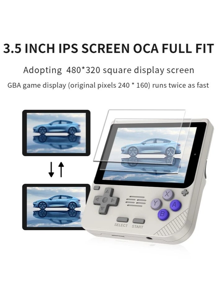 V10 Handheld Retro Game Console, IPS OCA Full Screen Non Slip Retro Game Device, Lightweight Portable Classic Video Game Console With 5500 Plus Games Preloaded, (1pc Black, 128GB)