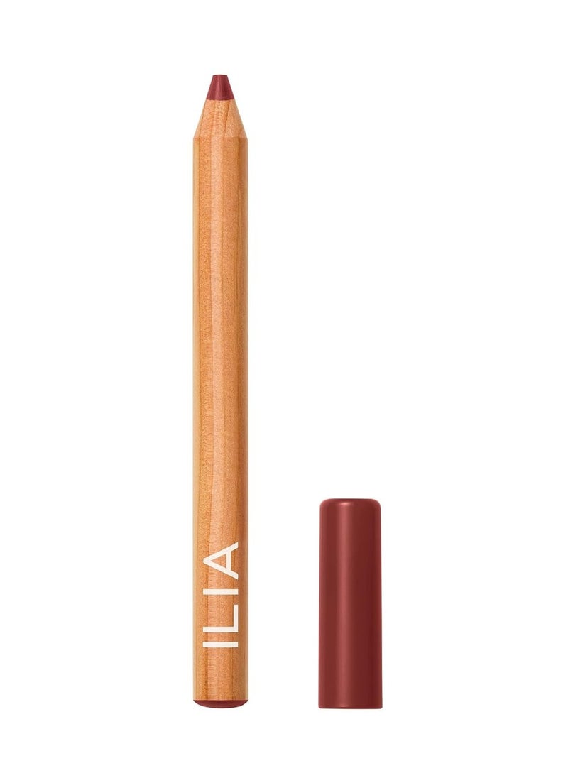 ILIA - Lip Sketch Hydrating Crayon | Non-Toxic, Cruelty-Free, Hyaluronic Acid, Hydrating + Long Lasting, Crease-Resistant, Demi-Matte (Gala)