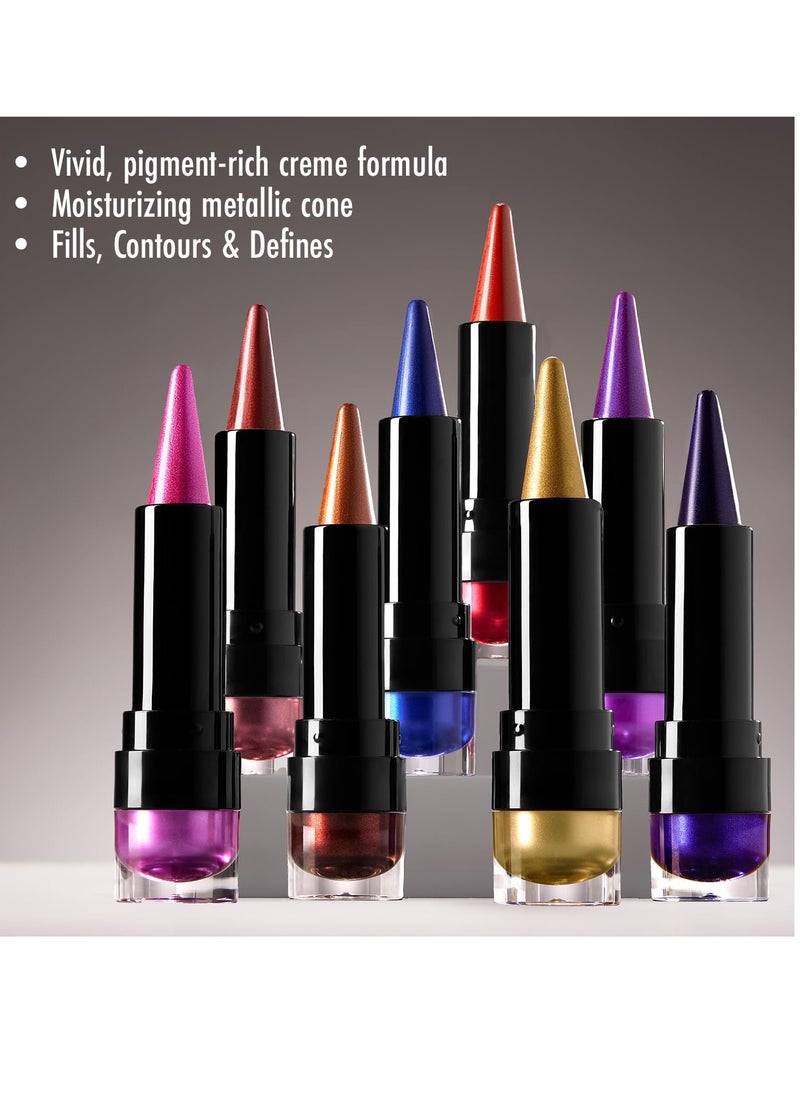 Black Radiance Metalicious Metallic Lipstick Lip Sculptor Amethyst Gemstone (Light Purple)