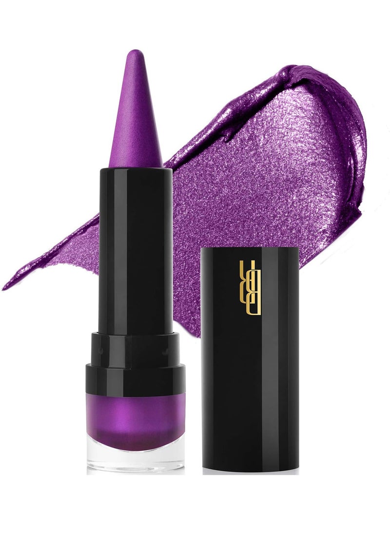 Black Radiance Metalicious Metallic Lipstick Lip Sculptor Amethyst Gemstone (Light Purple)