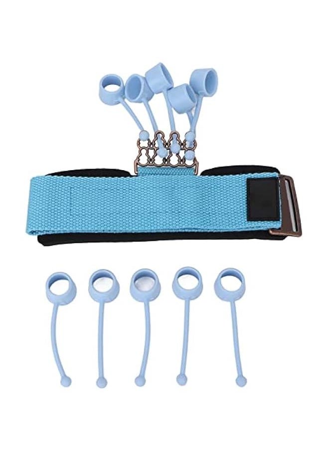 Finger Exerciser, 20Lb/40Lb Hand Grip Strengthener, Hand Strengthener Finger Band Guitar Finger Stretcher Hand Yoga Equipment for Forearm, Arthritis, Carpal Tunnel (Blue 40 lbs)