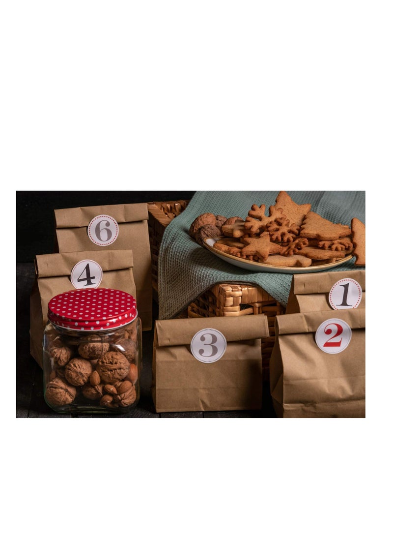 50 Pcs Brown Paper Lunch Bag 4lb Small Sandwich Kraft Paper Bags Strong Durable:15.5x10x30cm, Paper Food Bags, Paper Lunch Bags, Kraft Paper, Sweet Bags Without Handles for Wedding Birthday Party
