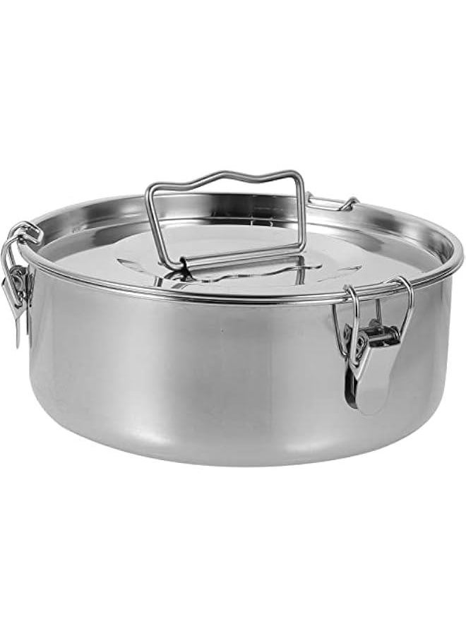 Stainless Steel Flan Pan with Lid, 7.47X7.47X2.95in, Flan Pan Flanera Mold Flan Maker For Baking Molde Para Flan