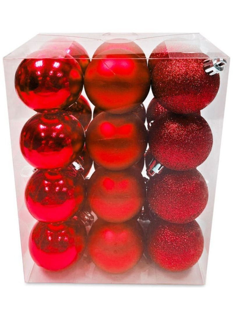 Christmas Tree Decorations Baubles Party Wedding Ornament Christmas Ball 24Pcs