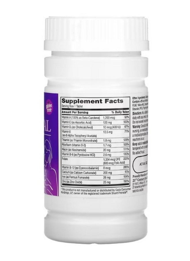 PreNatal with Folic Acid 60 Tablets