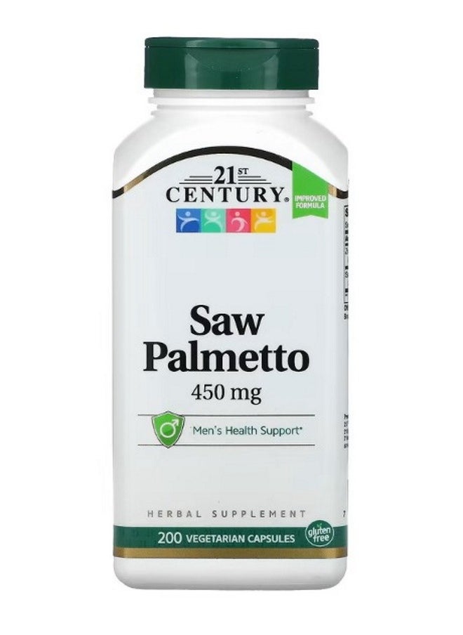 Saw Palmetto 450 mg 200 Vegetarian Capsules