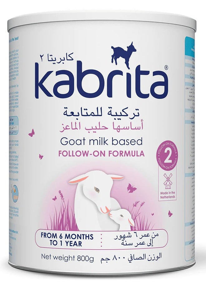 Kabrita 2 Baby Milk Food Formula 6-12 Months 800 Gm