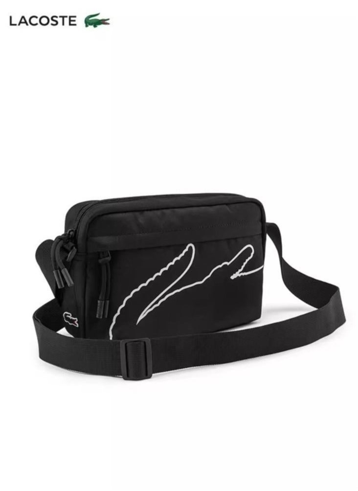 Lacoste Basic Messenger Bag Black