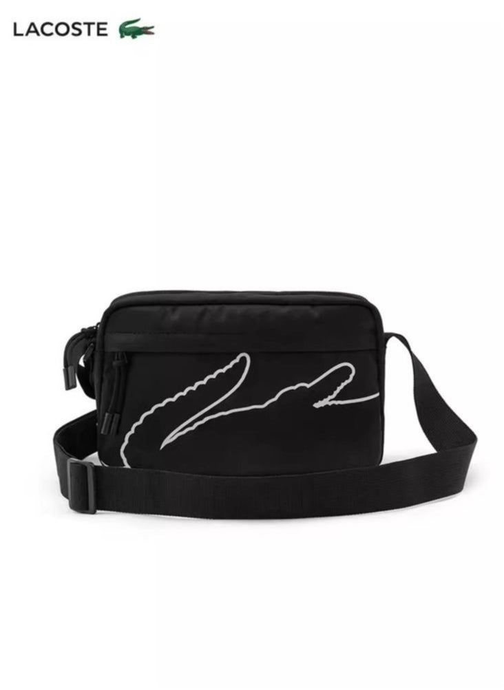 Lacoste Basic Messenger Bag Black