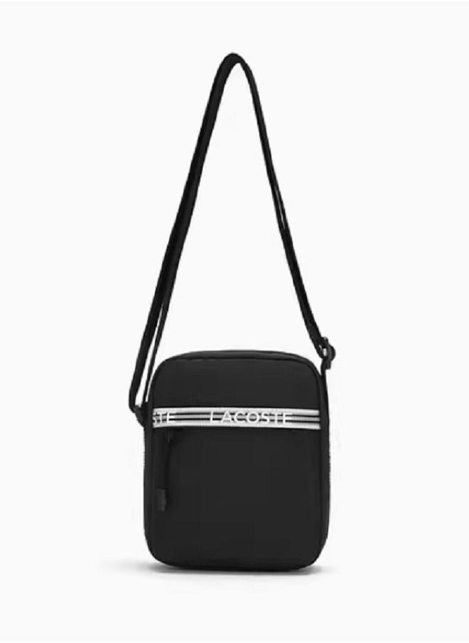 Lacoste Black Casual Crossbody Bag Noir Blanc