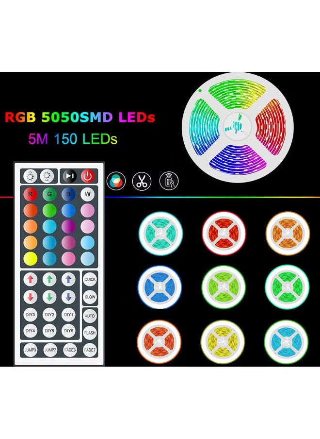 LED Strip Light With Remote Control Multicolour