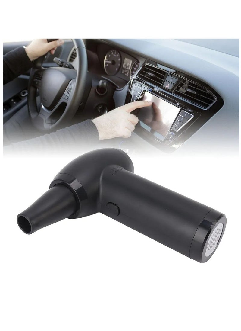 Compressed Air Duster, 130000RPM Cordless Portable Air Blower, 6000mAh Rechargeable Air Duster, Keyboard Cleaner Kit Instead Canned Air, 4 Speed for Keyboard Car Cleaning