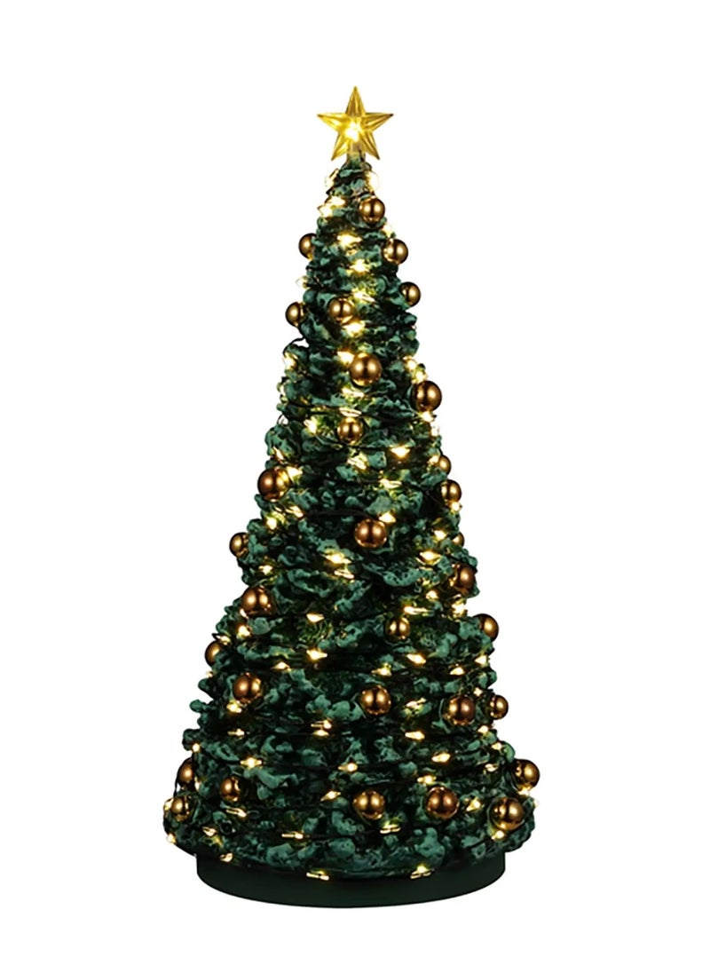 Lemax Christmas Tree, x mas tree, Festive Décor (24.5 x 11.5 x 11.5 cm)