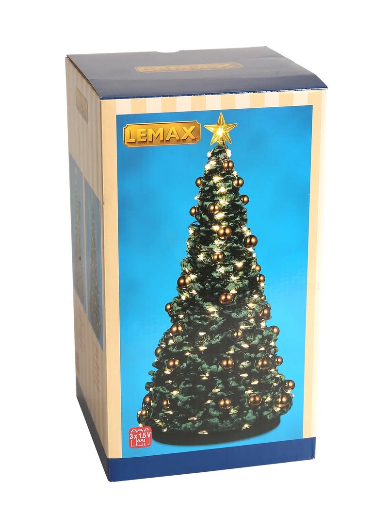 Lemax Christmas Tree, x mas tree, Festive Décor (24.5 x 11.5 x 11.5 cm)