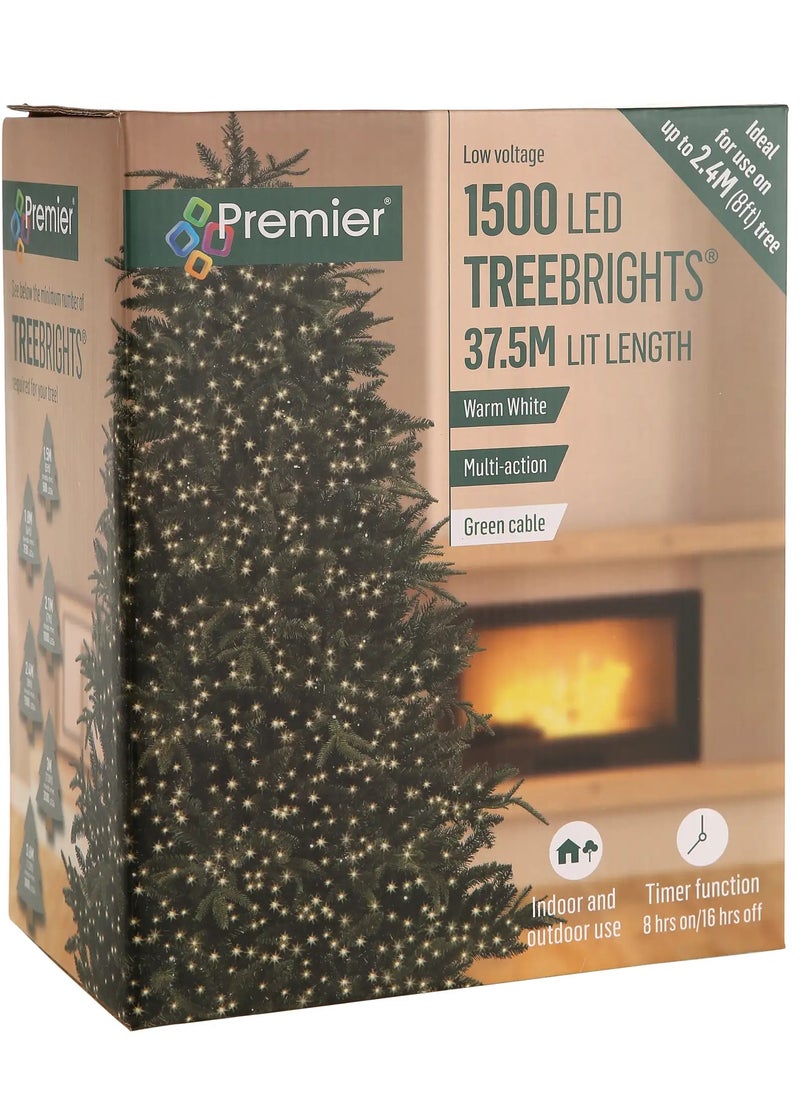 Tree Lights 1500 LED Light with Timer (37.5 m, Warm White)