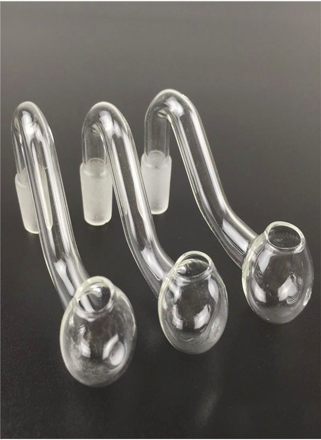 Set of 4 Mini Glass Home Decorative Heat Resistant Oil Lamp Vase 14 mm