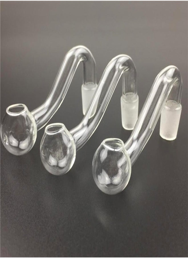 Set of 4 Mini Glass Home Decorative Heat Resistant Oil Lamp Vase 14 mm