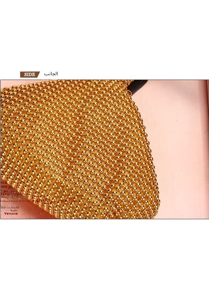 Elegant Evening Clutch Bag, Satin Diamante Handbag for Ladies, Party Handbag