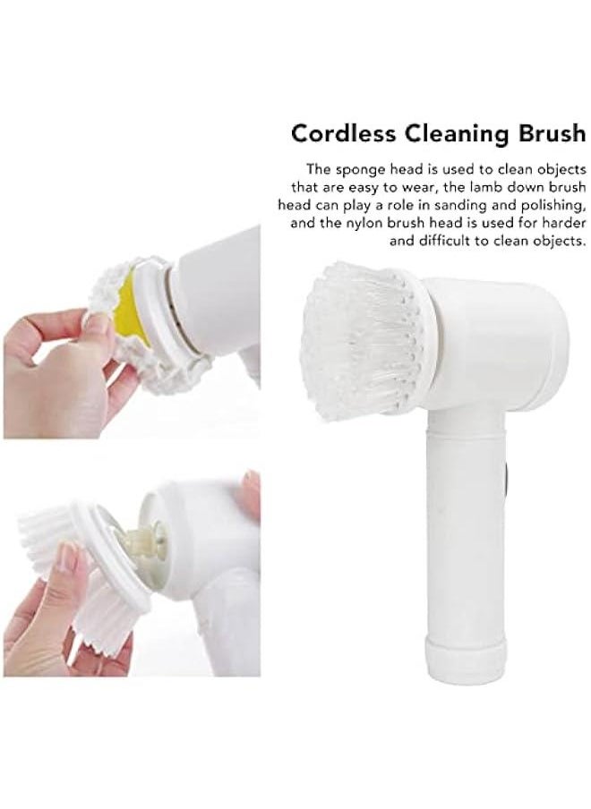 Electric Spin Scrubber, Electric Cleaning Brush with 3 Brush Heads,Shower Scrubber for Cleaning Electric Spin, Shower cleaner crubbing brush Bathtub/Window/Kitchen/Sink/Glass