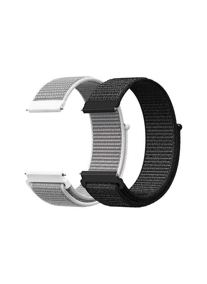 0mm Quick Release Watch Band Compatible for Watch Band Samsung Galaxy Watch 42mm/Samsung Active 2 44mm 40mm/Gear S2 Classic/Garmin Vivoactive 3 Nylon Replacement Sport Strap