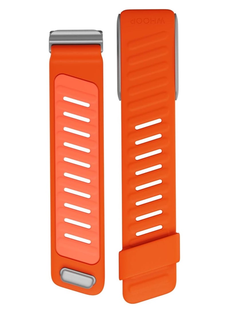 SportFlex Wrist Band, Soft-Touch Silicone, Waterproof and Sweatproof, 4.0 Compatible Orange Surge