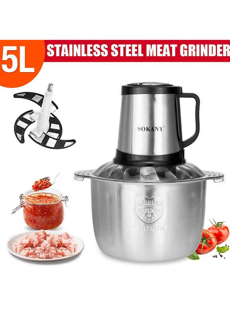 Sokany Economical Hopper Grinder 800w 5L Multi-function Electric Meat Grinder SK-7015