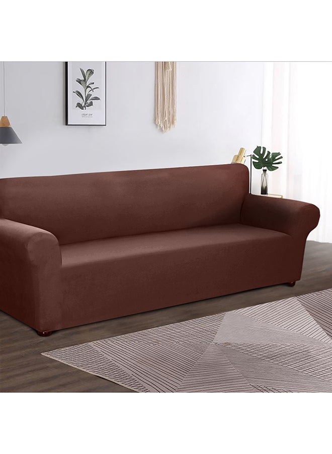 Anti-Slip Soft Sofa Cover Light Coffee 28x5x23cm
