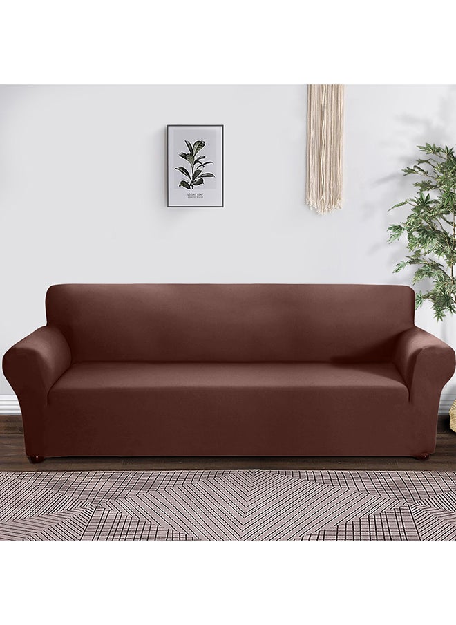Anti-Slip Soft Sofa Cover Light Coffee 28x5x23cm