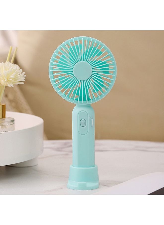 M9 Handheld Mini Fan Outdoor USB Charging Desktop Fan 800mAh(Green)