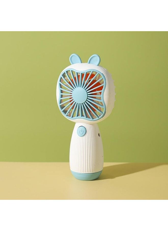 Cartoon Handheld Children Small Fan(White)