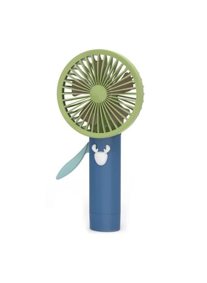 Deer Cartoon Hand Pressed Handheld Children Small Fan, Color Random Delivery