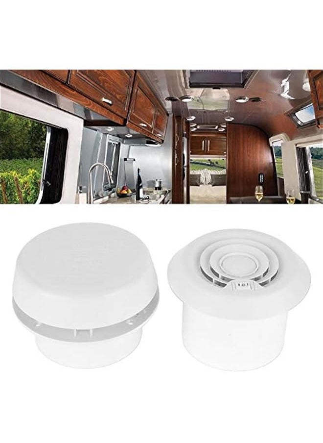 Ventilation Fan, 12V Strong Wind Quiet Ceiling and Wall Mount Exhaust Fan, Copper Motor Dustproof Roof Fan Ceiling Air Ventilation Cooling Grille for Campers Motorhome Travel Trailer