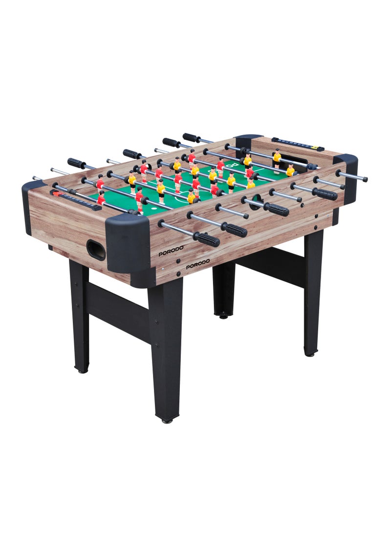 4-in-1 Multi-Game Table / Hockey Table / Billiard Table / Table Tennis / Foosball Table / Quick Set-Up / Easy Transition - Brown