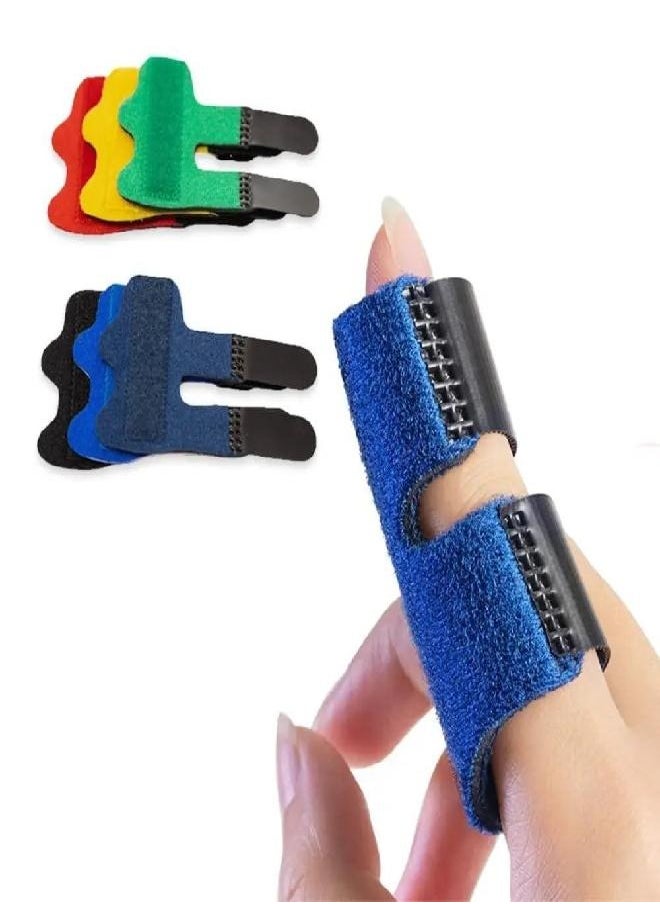 Finger Splints Brace for Trigger Finger Pain Relief Finger Stabilizer for Mallet Finger Splint, Broken Finger Protector and Straightening Arthritis Knuckle Immobilization.