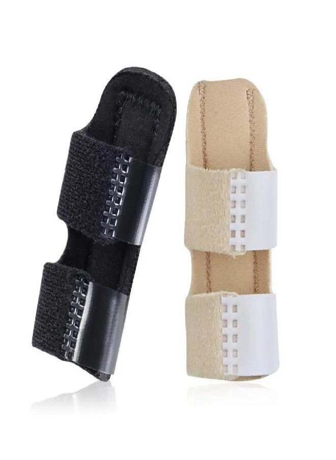 Finger Splints Brace for Trigger Finger Pain Relief Finger Stabilizer for Mallet Finger Splint, Broken Finger Protector and Straightening Arthritis Knuckle Immobilization.