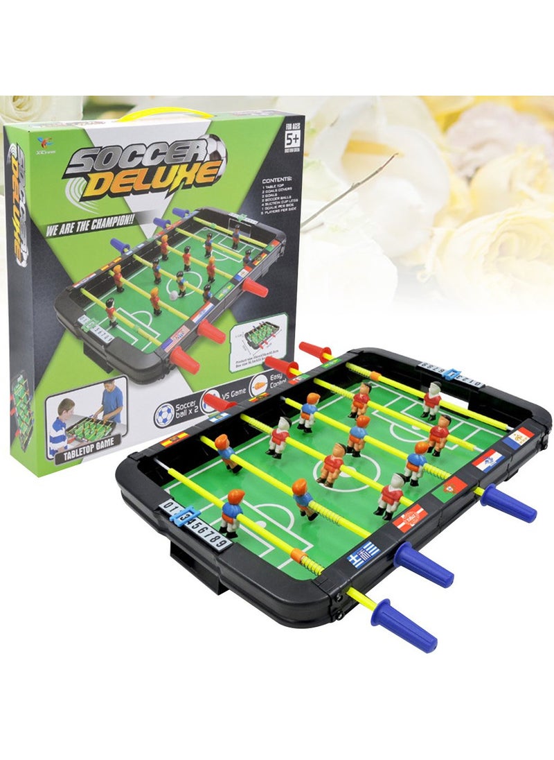 Game Table Foosball Football Soccer Tabletop Mini Set Desktop Desk Kids Heavy Duty Sports Toys Hand