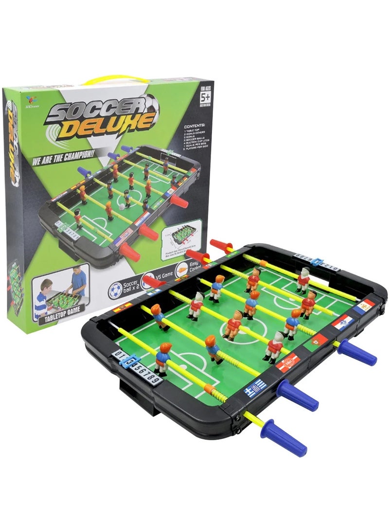 Game Table Foosball Football Soccer Tabletop Mini Set Desktop Desk Kids Heavy Duty Sports Toys Hand