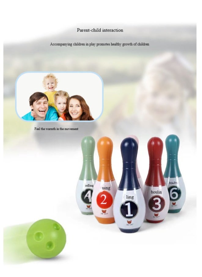 Casual Family Bowling Game for Interactive Sports Fun