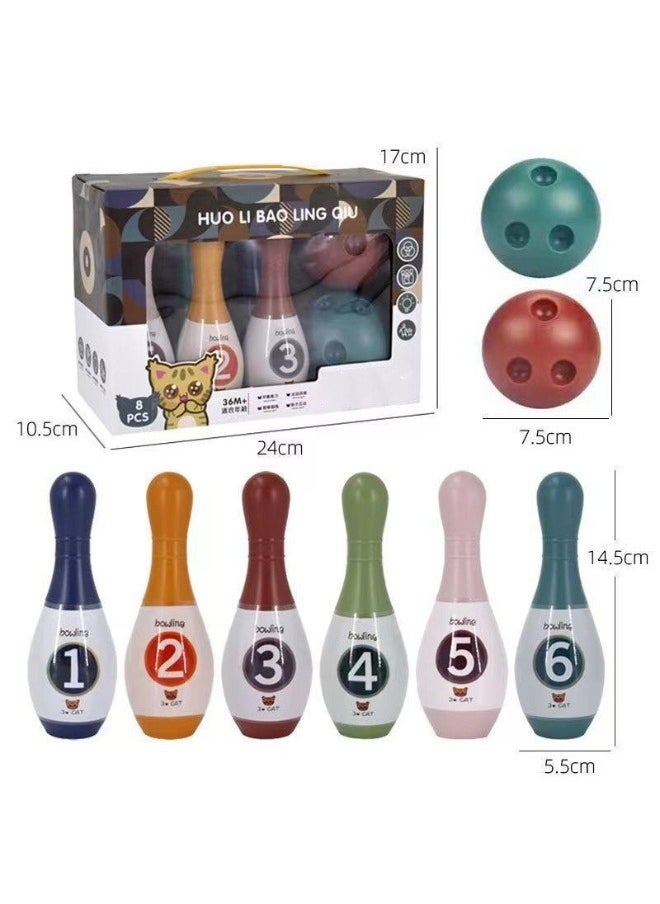 Casual Family Bowling Game for Interactive Sports Fun