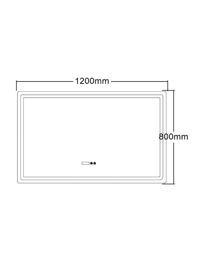 Danube Home Milano Led Mirror W/ Backlight , Antifog (Hs16477) 1300X800MM | Mirror LED Mirror For Toilet Bathroom Washroom