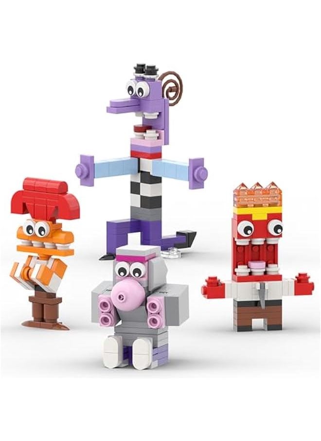 Sideout Building Block Toys, 9 in 1 Cute Action Figures Animation Comedy Adventure Movie Creative Models Desktop Decoration, Suitable for Adults Boys Girls Fans Kids Aged 6+ (432 PCS)