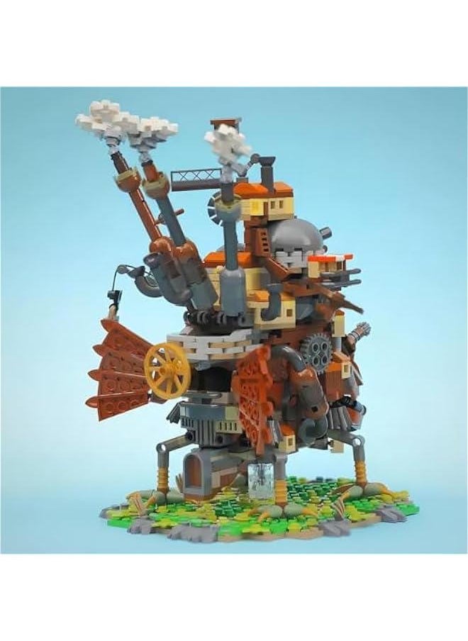 Moving Castle Building Block Toys,Fantasy Adventure Movie Nano Micro Puzzle Creative DIY Model for Display and Collection,Suitable for Adults Boy Girl Fans Kids Aged 6+ (1249 PCS)