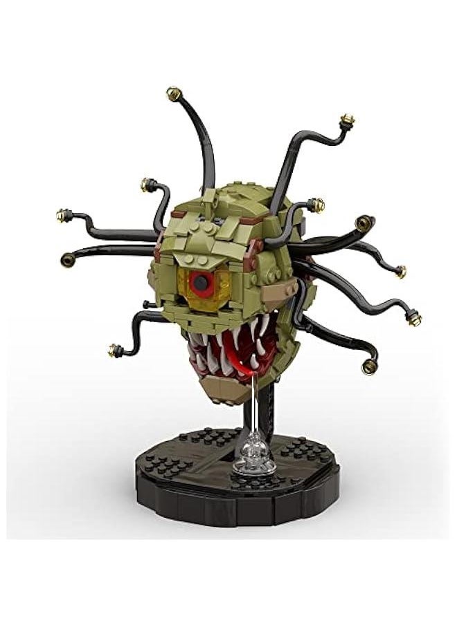 Beholder Demon Building Blocks Set, Dragons Game Monster Block Model, Boss in DND Game, Suitable for Loyal Fans Suitable for Boys and Girls Over 6+ Years Old (513Pieces)