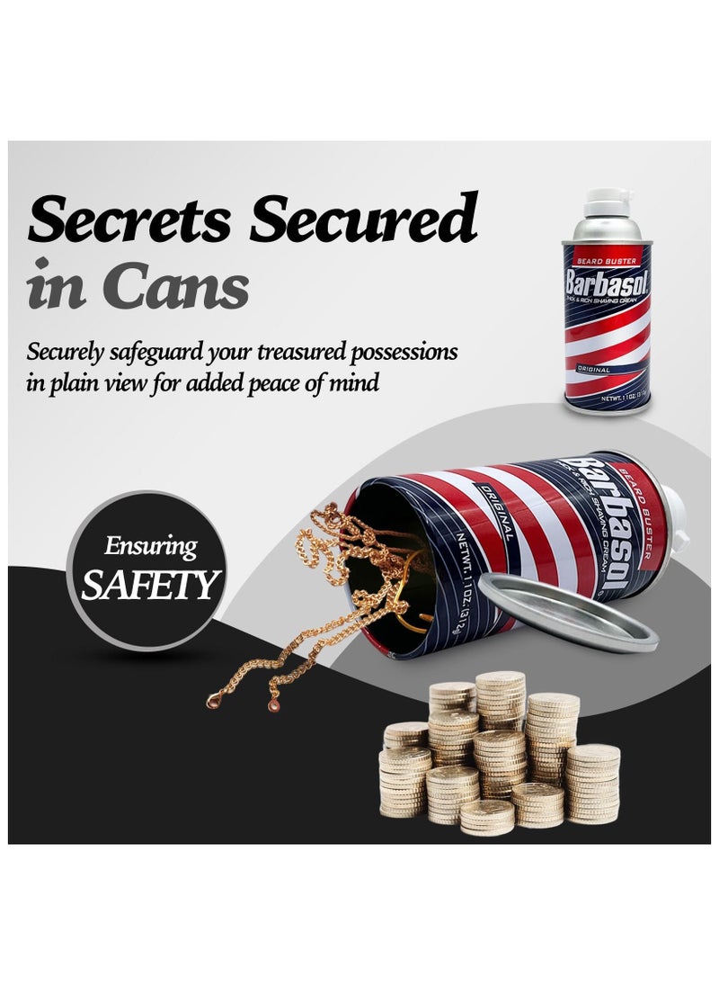 Fake Soup Can Diversion Safe - Secret Stash Safes - Keep Your Valuables Safe - like Jewelry, Cash, Money, Coins, Car Keys - Storage Home Security, Secret Hidden Diversion Containers (man)