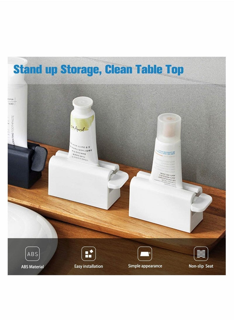 Toothpaste Squeezer, 2 Pcs Dispenser Set, Rolling Tube, for Ketchup and Cosmetics