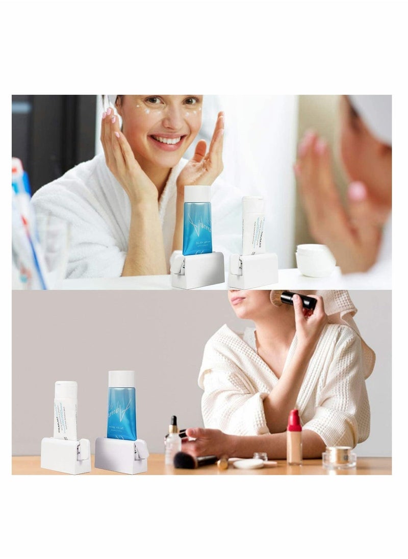 Toothpaste Squeezer, 2 Pcs Dispenser Set, Rolling Tube, for Ketchup and Cosmetics