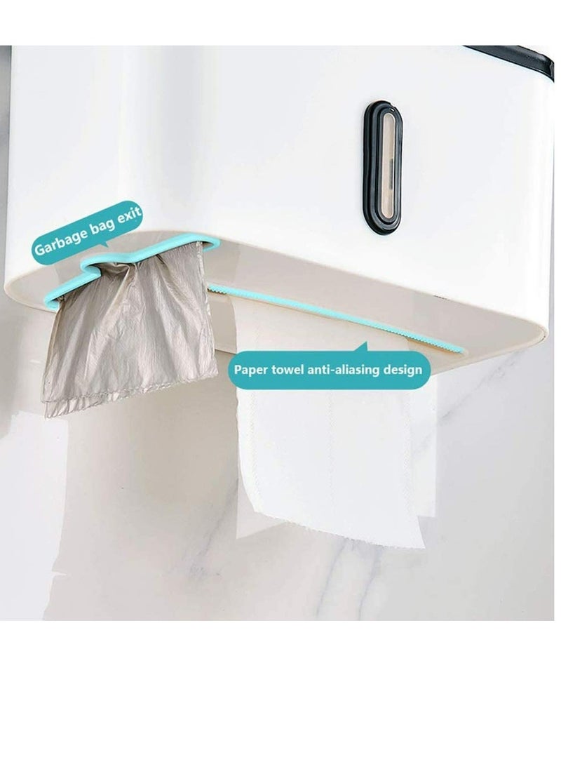 Toilet Roll Holder Bathroom Tissue Box Punch Free Waterproof Toilet Paper Paper Roll Paper Hand